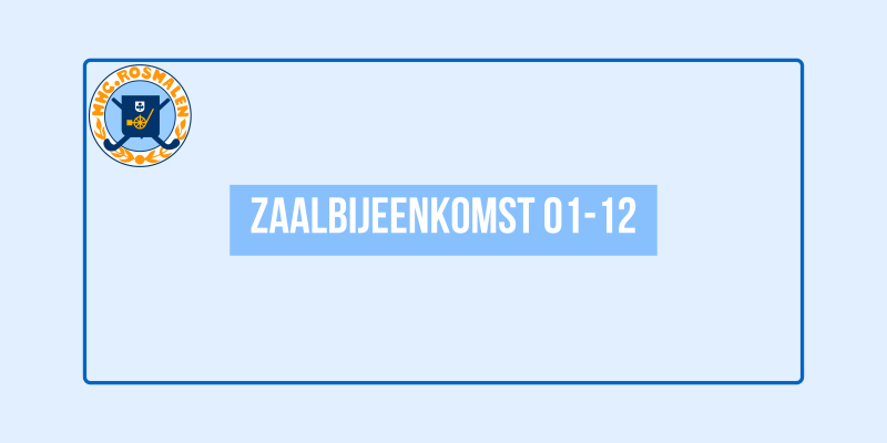Zaalhockeybijeenkomst 1 december 👟 Nieuws afbeelding